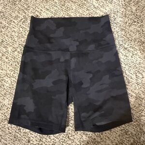 lululemon Black Camo Align Shorts
